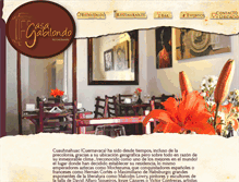 Tablet Screenshot of casagabilondo.com